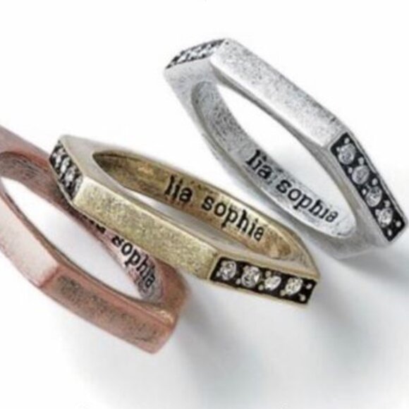 Lia Sophia Jewelry - Lia Sophia "TRI" Rings